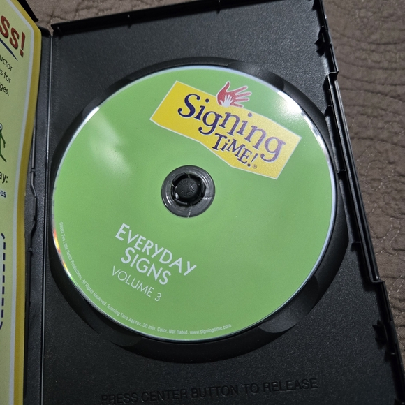Signing Time ASL DVD 3 pack series, Volume 1 - 3 Ages 0-5 My First Signs - Picture 10 of 14